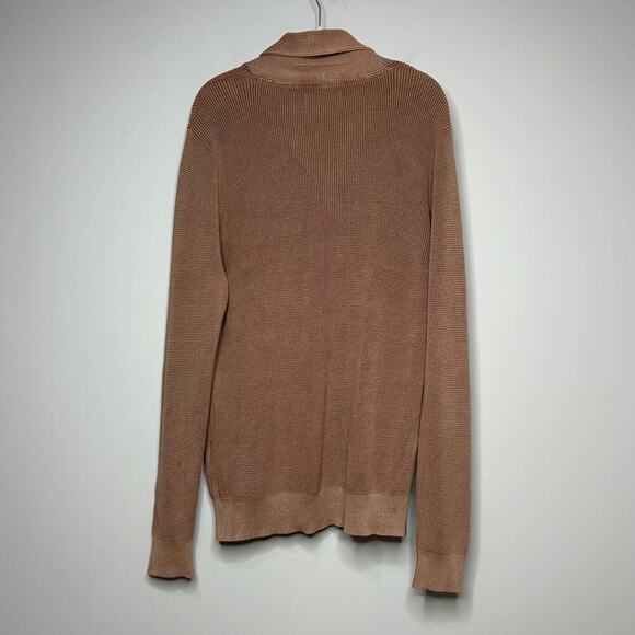 NWOT Even Tide Shawl Collar Tan Sweater Size M Pullover Stitch Fix - Picture 7 of 8